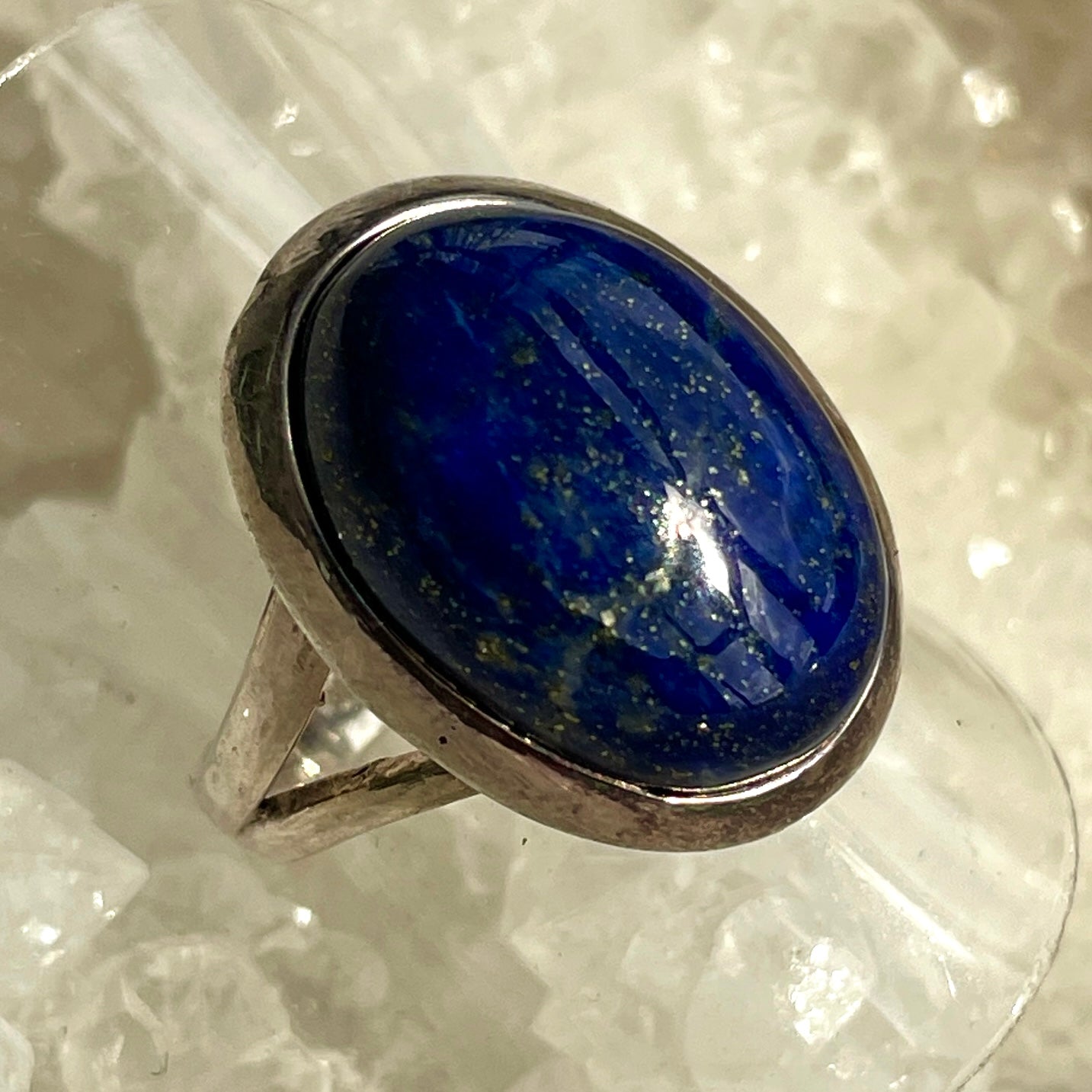Lapis Lazuli Sterling Silver Ring - Sz6 LL3 Lapis Lazuli Sterling Silver Ring - Sz6 LL3